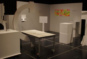 Walls of the prototype were utilized for notetaking.